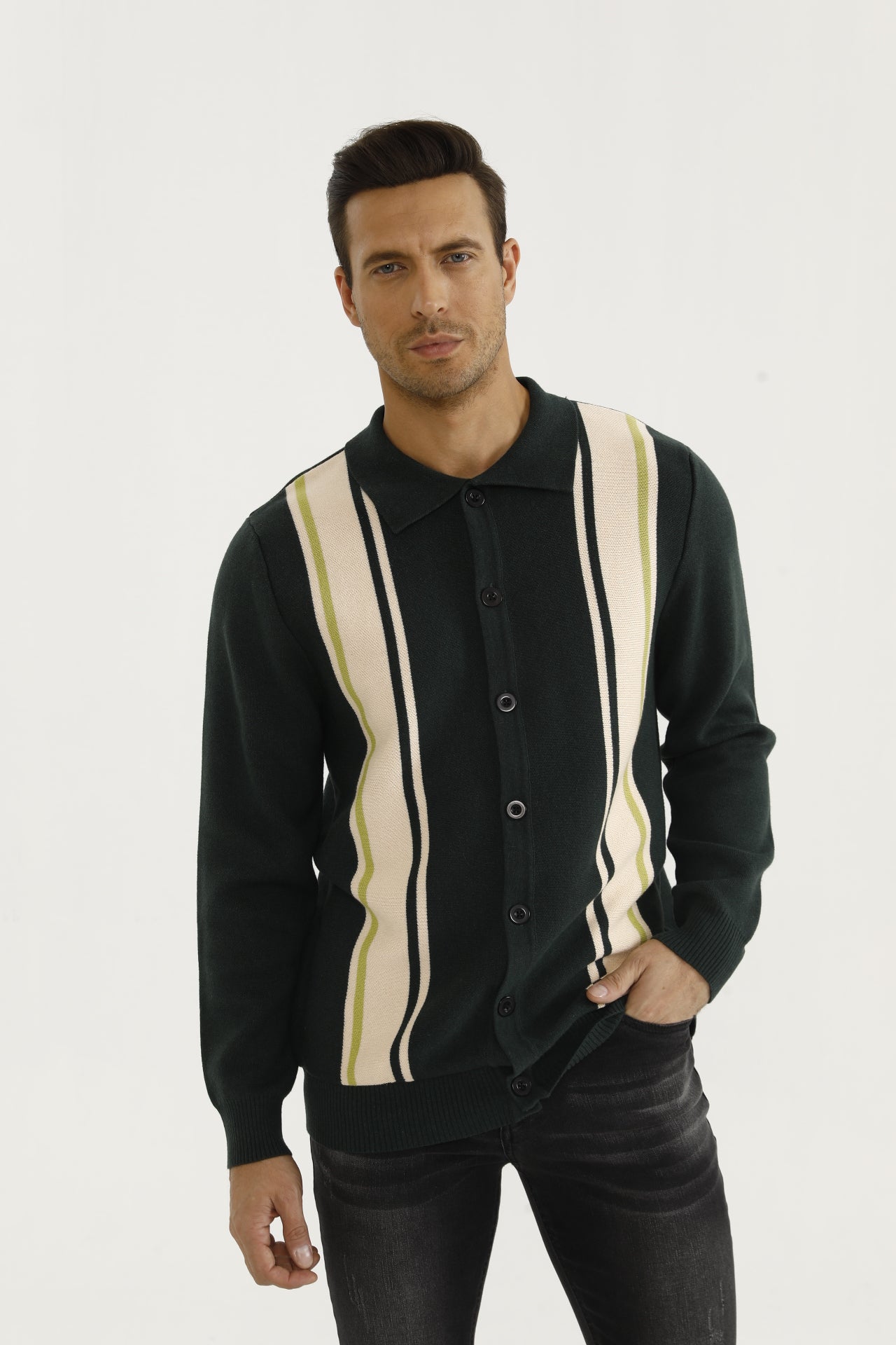 Beau Cardigan Groen